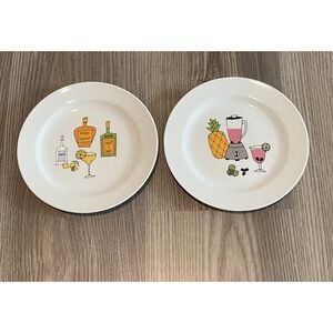 Margarita Plates by Ursula Dodge Signature 7" Appetizer Cocktail Set of 2